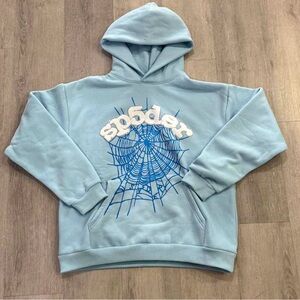 Sky Blue Sp5der Hoodie